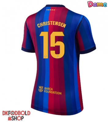 Barcelona Andreas Christensen #15 Hjemmebanetrøje Dame 2026-27 Kort ærmer Barcelona Andreas Christensen #15 Hjemmebanetrøje Dame 2026-27 Kort ærmer